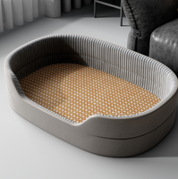 Nichoir pour chien prêt à l'emploi, adapté à toutes les saisons, niche pour chat, lit pour animaux de compagnie, grand lit pour chien, tapis rafraîchissant type canapé, pour petit chien Teddy