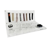 Stands Display Arloji Akrilik Transparan Premium untuk Toko Retail