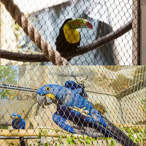Hotsale SS304 316 büyük boy aviary papağanlar, paslanmaz çelik tel örgü aviaries - Product Image 2