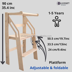 Tour d'apprentissage double pour tout-petits avec double sécurité pour deux enfants - Product Image 4