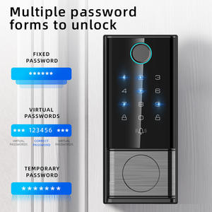 यागु मिनी लघु स्मार्ट लॉक कीलेस एंट्री पासवर्ड इलेक्ट्रॉनिक कार्ड कुंजी एंटी-चोरी लॉक ऑफिस स्वचालित डिजिटल कोड डेडबोल्ट दरवाजा लॉक - Product Image 2