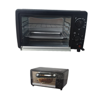 Four à toaster mini en acier inoxydable 800W, 13L, électrique, sans huile, avec minuterie numérique, pour usage domestique, vente en gros d'usine, économe en énergie