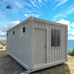 20 फीट प्रीफैब्रिकेटेड घर मॉड्यूलर घर छोटे घर भंडारण फ्लैट पैक कंटेनर लिविंग यूनिट होटल की दुकान - Product Image 2