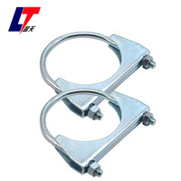 Collier de serrage pour système d'échappement de camion, collier de serrage pour tuyau d'échappement et silencieux