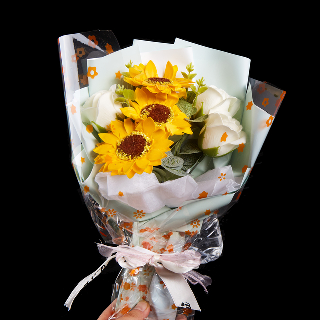 Custom Printing Wrapping Paper for Flower Gift Basket Cellophane Wrap Roll PVC Bopp OPP Plastic Roll Film