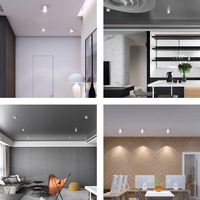 Spot encastré LED COB DGLUX orientable, anti-éblouissement, rotatif, 20W 30W pour hôtel, magasin, intérieur