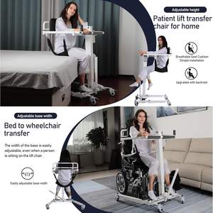 Équipement de transfert électrique médical pliable handicapé soulevant des palans de transfert de fauteuil roulant ascenseurs au véhicule pour les personnes âgées - Product Image 2