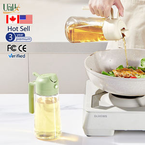 Ménage Pot de pulvérisation d'huile <span class=keywords><strong>comestible</strong></span> friteuse à air bouteille de pulvérisation d'huile atomiseur de contrôle d'huile de cuisine bouteille de pulvérisation continue à haute pression - Product Image 3