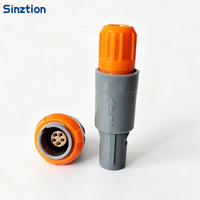 Connecteur d'aviation en plastique 0P PAG PKG, multipolaire, push-pull, auto-bloquant, fiche et prise circulaires, qualité médicale, OEM, vente en gros