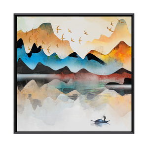 Pedido a granel personalizado Hotel Wall Art Proveedor Fabricante comercial al por mayor Arte de la <span class=keywords><strong>pared</strong></span> Impresiones en lienzo estirado para la decoración - Product Image 5