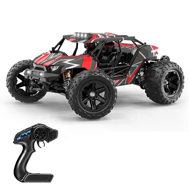 HS14431 Electric Brushless RC Car Vehicle 1/14 Scale 2.4Ghz 4WD High Speed 52km/h Remote Control Desert Truck for Gifts