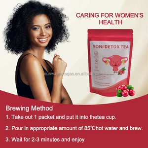 Tè Detox Yoni OEM per il Sollievo Mestruale Femminile, Cura dell'Utero e Salute Vaginale, Formula Naturale a Base di Piante - Product Image 2