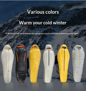 Saco de Dormir de Plumas para Adultos, Inverno, Acolchoado, À Prova de Frio, Acampamento ao Ar Livre, Unissex, Quente, 90% Plumas de Pato, Saco de Dormir para Exterior - Product Image 3