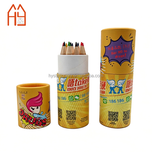 Ensemble de crayons de couleur miniatures en bois naturel de 12 couleurs, crayons de peinture mignons de 3,5 pouces pour enfants - Product Image 2