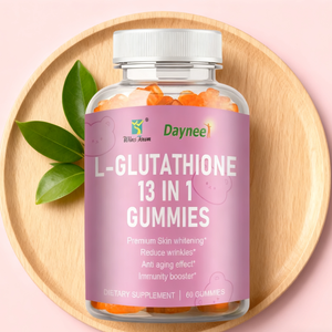 Gomitas de L Glutatión 13 en 1, Suplementos Naturales para Aclarar la Piel, Antioxidantes Masticables, Multibeneficios para la Salud de la Piel, Brillo Radiante - Product Image 1