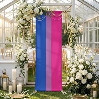 Toile de fond personnalisée Aceflux à motif arc-en-ciel gay en polyester pour cabine photo, idéale pour les séances photo et la décoration d'événements festifs