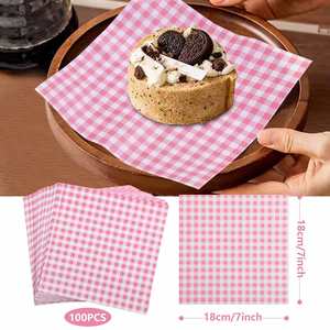Custom Multi-color Print Options Food Grade Oil Proof Party Holidays High Quality Printing Packaging Greaseproof Paper - Product Image 2