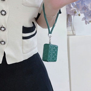 Housse de protection pour écouteurs en forme de diamant en trois dimensions pour écouteurs en cuir <span class=keywords><strong>Airpods</strong></span> 4 Pu étui de protection pour <span class=keywords><strong>Couple</strong></span> - Product Image 3