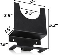 Support mural polyvalent pour meuleuse d'angle et polisseuse (lot de 2) pour ateliers et établis