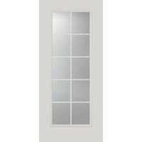 Kit de Marco de Vidrio Transparente de 10 mm y 24" x 66" (Vidrio Completo) para Puertas Corredizas de Patio, para Interiores de Casas