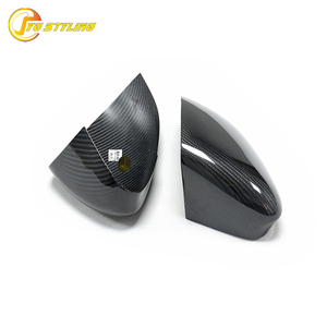 Cubierta de Espejo Retrovisor de Fibra de Carbono Seca para <span class=keywords><strong>Jaguar</strong></span> XF XK XJ XE 2010+ (Accesorio para Espejos Laterales) - Product Image 5
