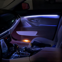 Kit d'éclairage d'ambiance LHD 64 couleurs pour BMW Série 5 GT (F07) 2010 - 2017 Accessoires d'éclairage LED intérieur de voiture