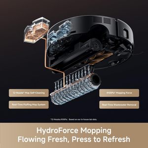 Mova Z60 Ultra 28000Pa High Suction Robot Vacuum Cleaner Smart LDS Navigation Wet Dry Mop Auto Carpet Care Zero Tangling Sweeper - Product Image 5