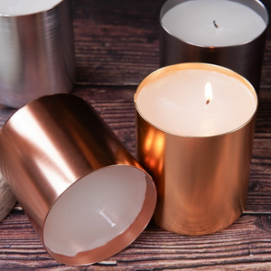 Cup-In-Cup Nhãn Hiệu Riêng Tùy Chỉnh Kim Loại Logo Nến Cup Tàu Vòng Sang Trọng Nến Chum Container Với Nắp Cho Nến - Product Image 2