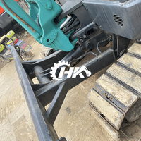 Pelle d'occasion Excavatrice d'occasion d'origine 5.5T Kobelco SK55 du Japon Excavatrice d'occasion Mini pelleteuse Kobelco 5,5 tonnes Sk55