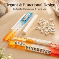 Support magnétique moderne en acrylique dégradé pour Mahjong, personnalisé en usine, avec logo sur mesure, facile à assembler, marque HC