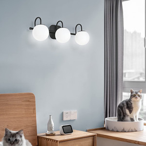 Paralumi a globo in vetro smerigliato bianco opale <span class=keywords><strong>paralume</strong></span> di ricambio per illuminazione a sospensione applique da parete - Product Image 3