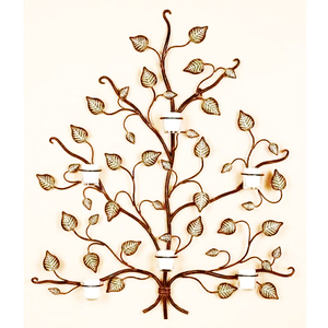 Artículo de decoración de pared de acero y madera de la mejor calidad, arte de pared para el hogar, diseño antiguo hecho a mano, artículo de decoración - Product Image 2