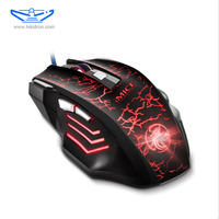 A7 souris de jeu filaire quatre vitesses DPI souris de jeu professionnelle Double clic