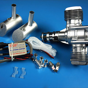 Original DLE 40CC <b>Gasoline</b> Engine Twin Cylinder DLE40 Metal Assembled Class for RC Airplane Private Mold Guangdong China - Product Image 2