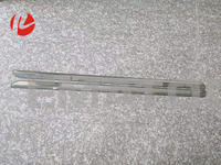 Fenêtre avant en acier chromé pour accessoire de voiture extérieur Hiace 2005-2018