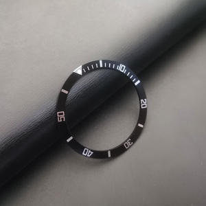 Insertion de lunette plate en aluminium de 38x31.5mm, perles lumineuses vertes adaptées à la SKX007 <span class=keywords><strong>SKX009</strong></span> NH35/36 montre de plongée à mouvement automatique pour hommes - Product Image 5