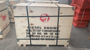 Moteur diesel monocylindre refroidi par eau Changfa série AMEG 24hp ZS1115, 4 temps, démarrage électrique - Product Image 2