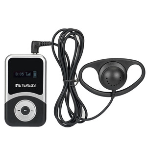 RetekeSS Guide Receiver T130ST131S <b>Wireless</b> Audio Conference System for Tours 100m Range - Product Image 1