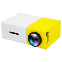 Mini proyector portátil PVO película de cine en casa con proyector HD MI USB proyector LED mini yg300