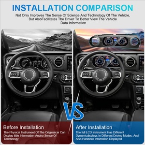 NaviHua <b>for</b> Jeep Wrangler JL 2018 2022 Digital Cluster LCD Dashboard Cockpit New Upgrade Interior Kit Accessories Multimedia - Product Image 4