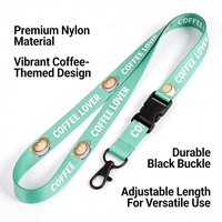 CH Wholesale Sublimation Printing Polyester Lanyards With Logo Custom Certification Keychain OEM ODM ECO Promotion Event Gifts