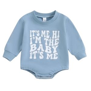 Peleles de punto para bebé recién nacido con estampado de palabras para recién nacidos, monos, peleles para bebés, suéteres, <span class=keywords><strong>ropa</strong></span> - Product Image 2