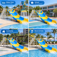 Tubes de toboggan aquatique pour parcs aquatiques, équipement de parc aquatique, conception de toboggans, toboggan commercial pour piscine extérieure et aire de jeux aquatique