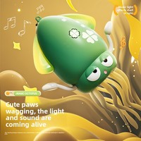 Jouet interactif électrique pour animaux de compagnie, pieuvre dansante avec capteur d'évitement d'obstacles automatique, baguette amusante pour chat et chien, pour chatons et chiots d'intérieur