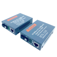 Convertisseur de média fibre optique simple mode SC 10/100M simplex 20KM Netlink AB, convertisseur Ethernet optique FTTH TCP POE GSM GPRS IP, garantie 3 ans