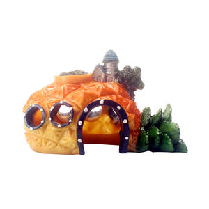 Decoración de Acuario con Planta de <span class=keywords><strong>Coral</strong></span> Artificial, Adorno para Pecera, Resina Artificial, Colorido, Pequeño, Diseño de Castillo de Dibujos Animados - Product Image 5