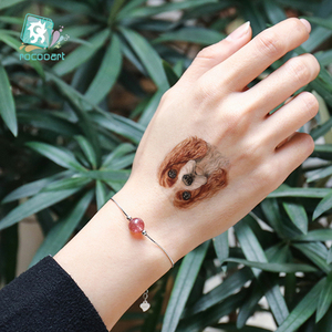 Impermeabile sveglio del fumetto adesivi animale del tatuaggio con il <span class=keywords><strong>gatto</strong></span> bunny dog tatoo disegni tatoo temporaneo di rimozione - Product Image 5