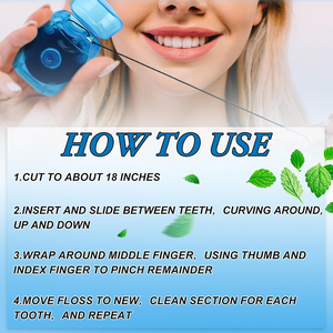 <span class=keywords><strong>Fil</strong></span> <span class=keywords><strong>dentaire</strong></span> durable en charbon de bambou expansé - Menthe fraîche, emballage personnalisable pour une élimination profonde de la plaque <span class=keywords><strong>dentaire</strong></span> - Product Image 5