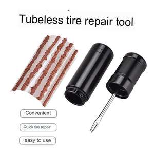 <span class=keywords><strong>Kit</strong></span> de reparación rápida de neumáticos sin cámara para bicicleta, sellador de <span class=keywords><strong>pinchazos</strong></span>, tira de goma, herramienta de taladro, barra de mango, reparación de neumáticos ocultos - Product Image 4
