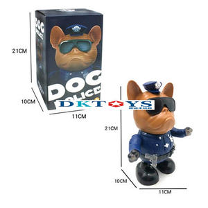 DC robotik Guard polis köpekler Robot oyuncak hayvan elektrik işıkları dans müzik polis köpek interaktif pil polis köpek Robot - Product Image 2